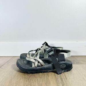 Chaco Sandals with Vibram Sole Cream and Black Women's Size 5